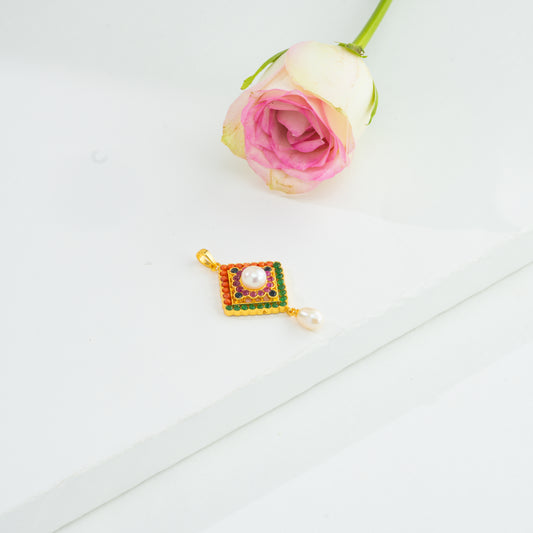 Multicolor Freshwater Pearl Locket