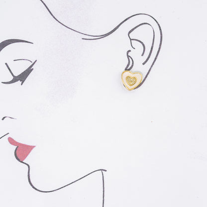 Silky Pearl Stud Earrings