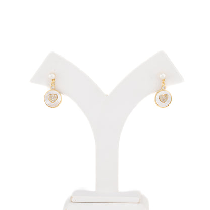 Trendy Freshwater Hanging Pearl Studs Earrings