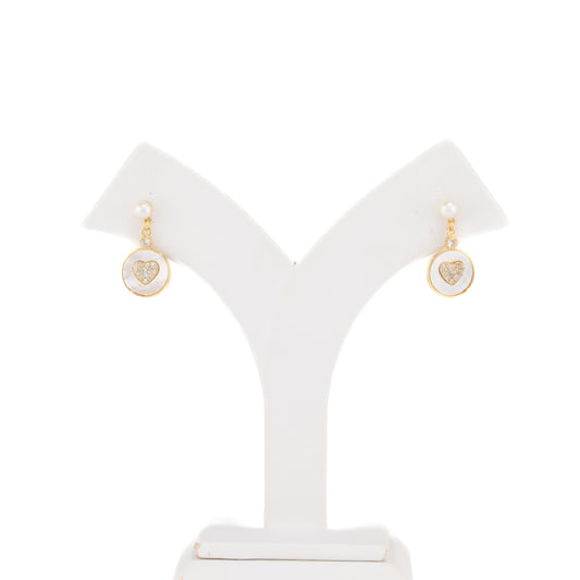 Trendy Freshwater Hanging Pearl Studs Earrings