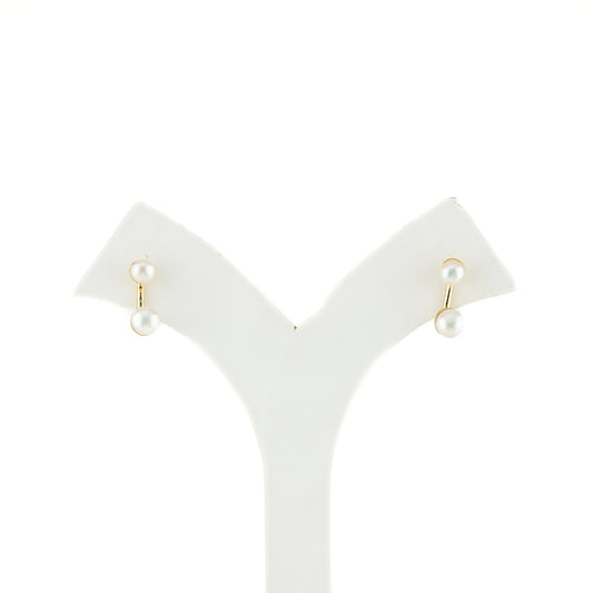 Elegant Pearl Stud Earrings