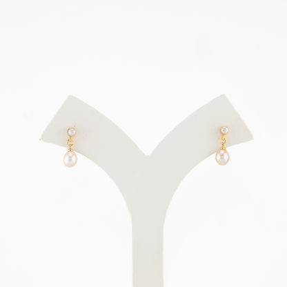Irregular Pearl Stud Earrings