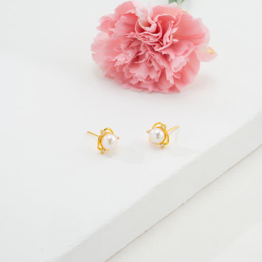 Versatile Pearl Stud Earrings