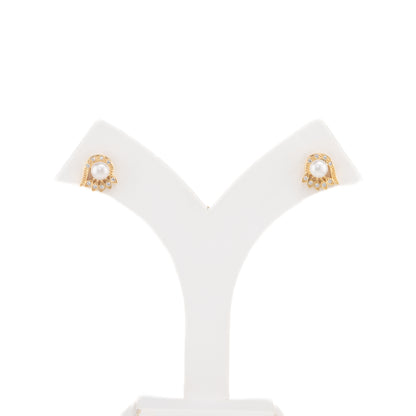 Exclusive White Pearl Studs Earrings
