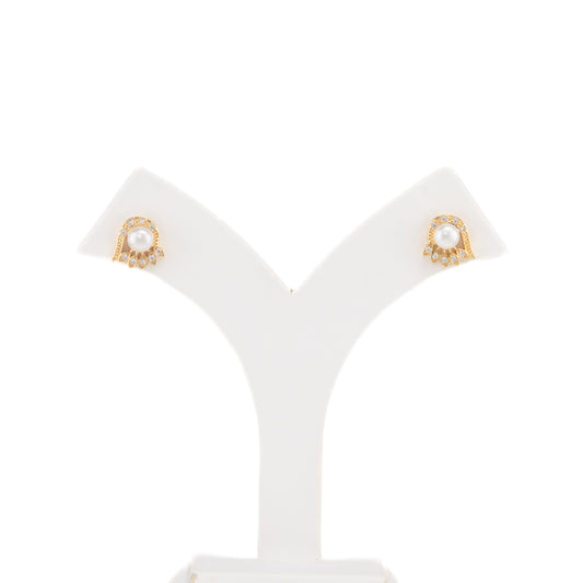 Exclusive White Pearl Studs Earrings