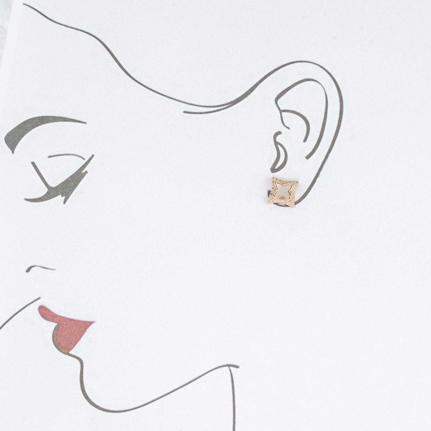 Unique Freshwater Pearl Stud Earrings