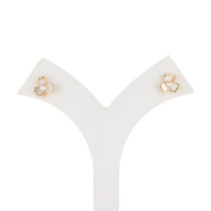 Classy White Pearl Stud Earrings