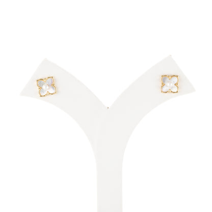 Iconic White Pearl Stud Earrings