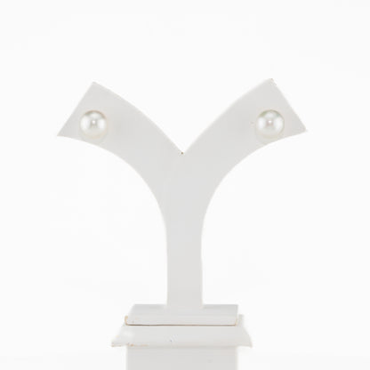 13.0-14.0mm White Saltwater Pearl Stud