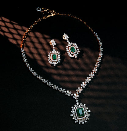 Luxe Diamond Necklace Set