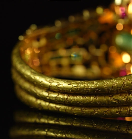 Shiny Polki Bangle