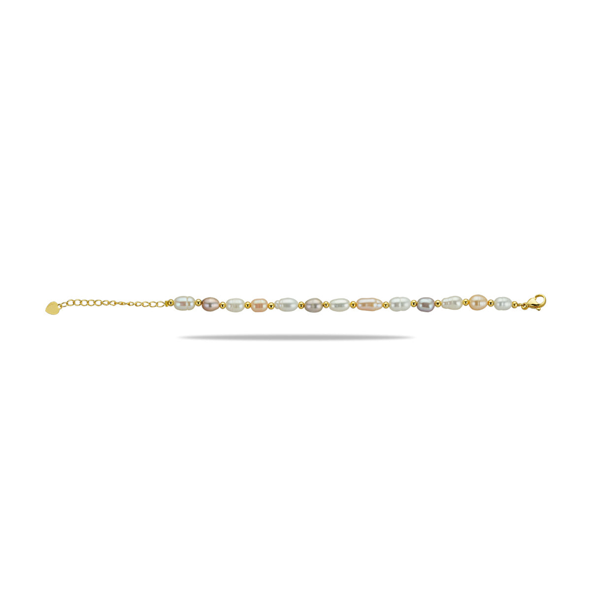 Multicolor Drop Freshwater Pearl Bracelet