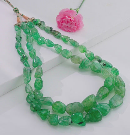 Green Semi Precious Stone Necklace