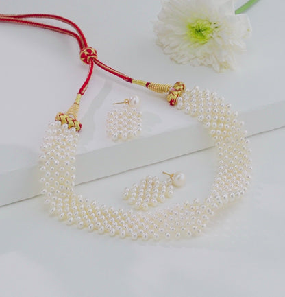 Brilliant Freshwater Pearl Choker Set