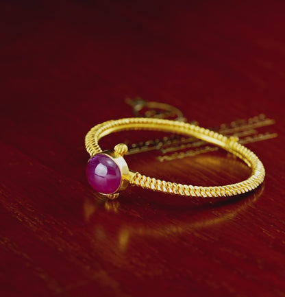 Captivating Ruby Bangle