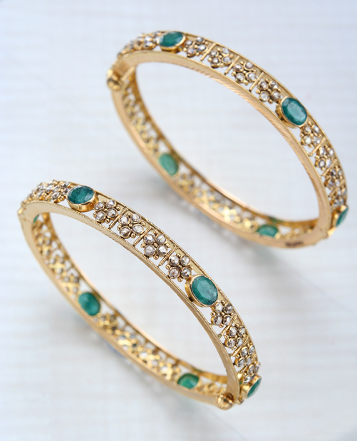 Cute Indian Real Silver Bangles Bracelet (Kangan) Pair – Karizma Jewels