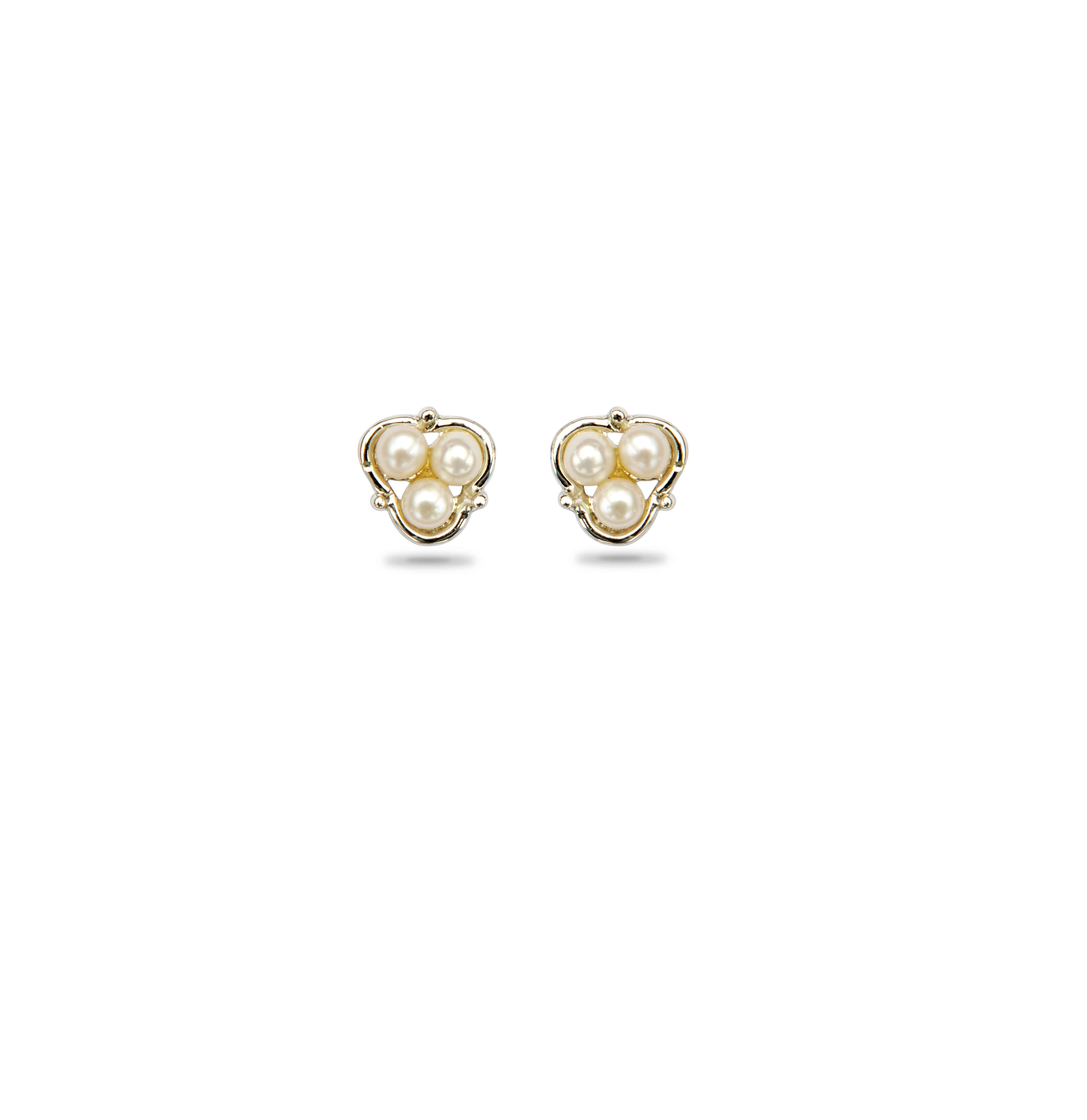 Buy Silver Pearl Earrings | Darpan Mangatrai Online | Mangatrai Pearls ...