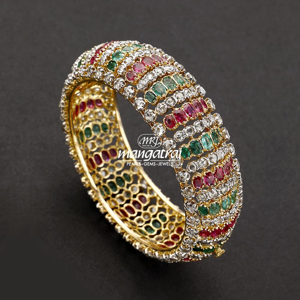 RoseCut Diamond Bracelet  64Facets Fine Jewelry  64FacetsIndia