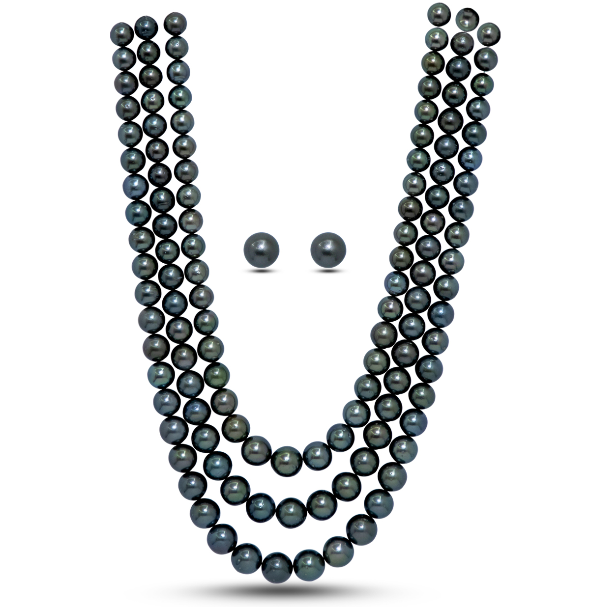 Top 82+ black pearl necklace and earrings latest - esthdonghoadian