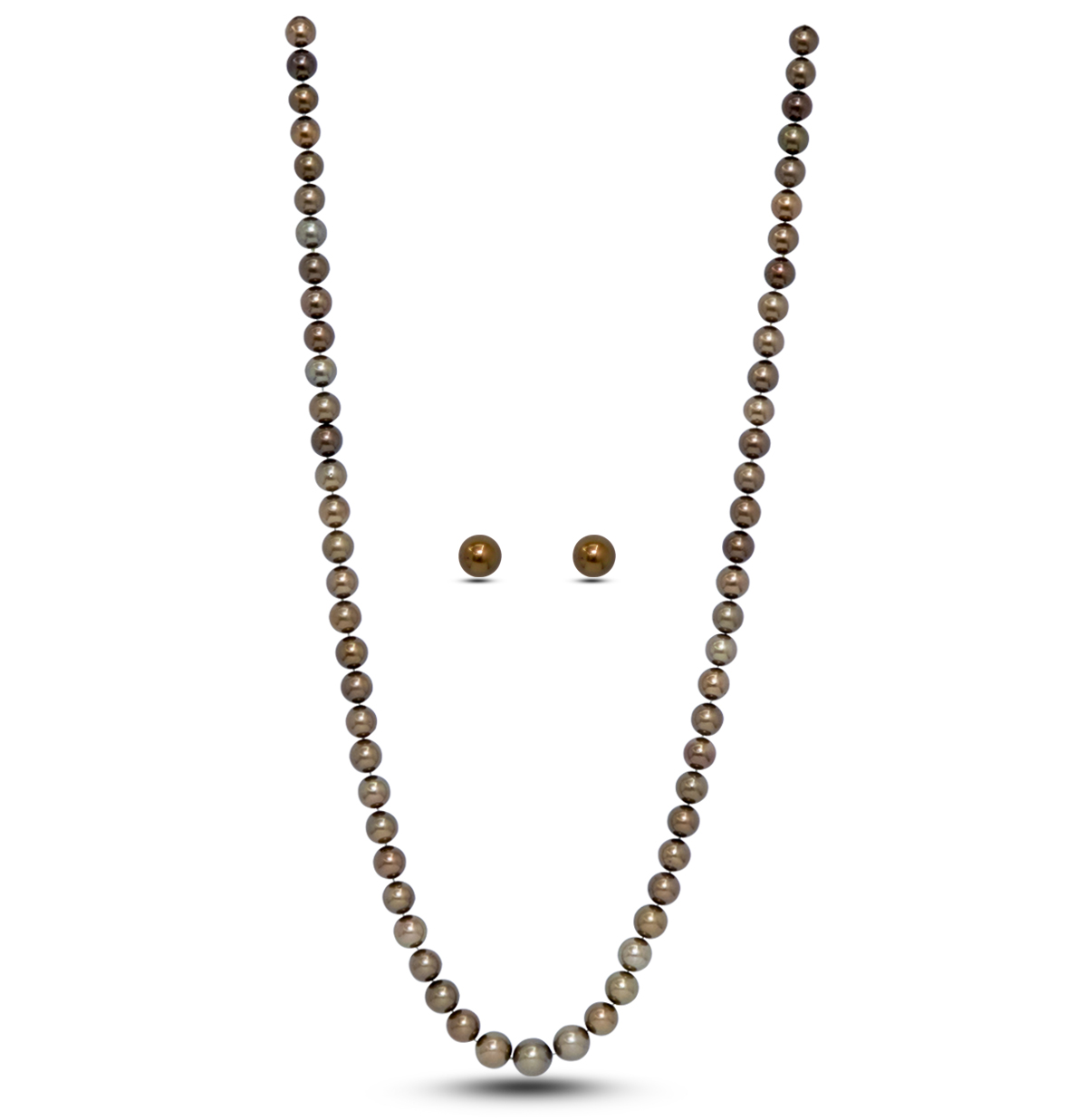 Golden Cultured South Sea Pearl 14k Yellow Gold Necklace - SPL630 | JTV.com