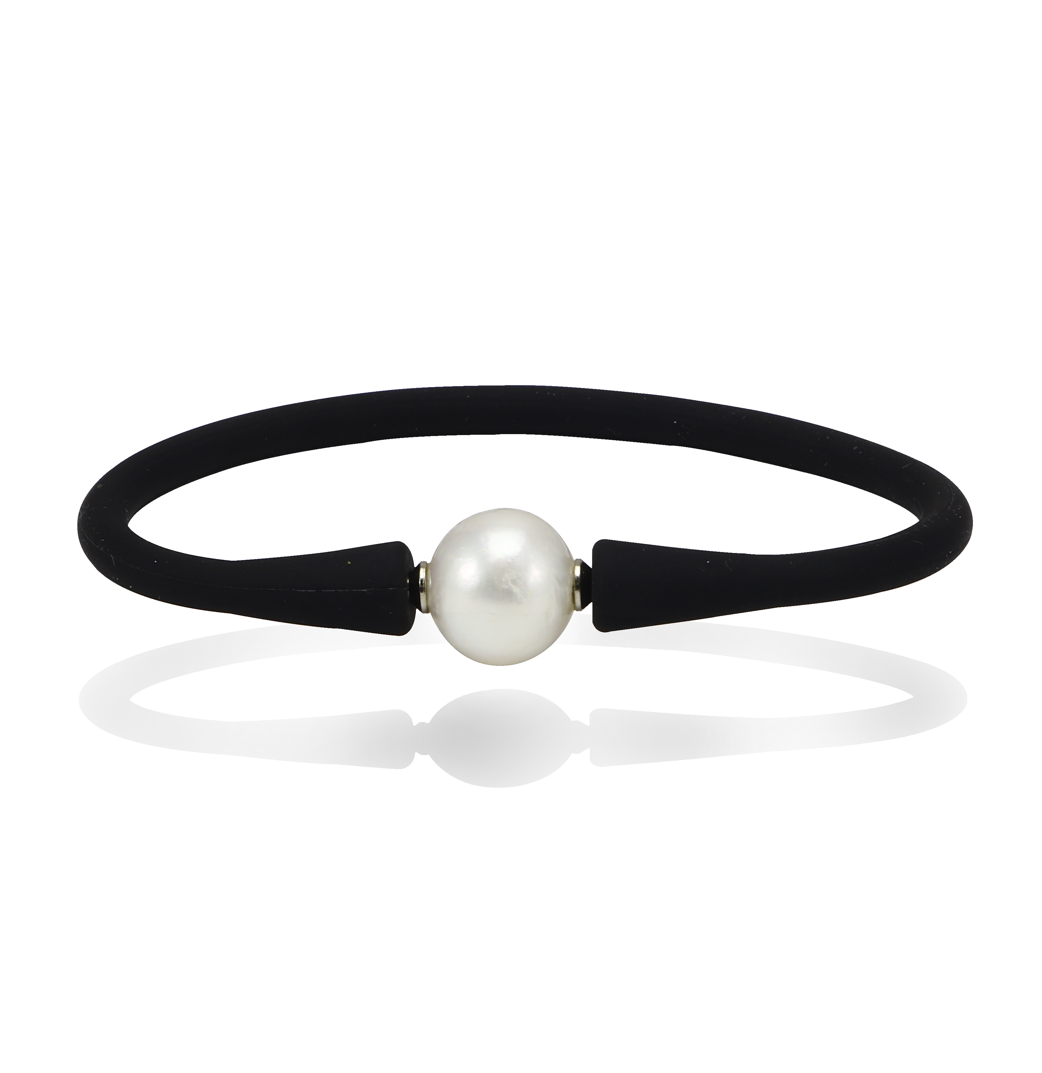 Black and White Stretchable 75 inches Pearl Bracelet for Women  Rite  Concept Jewels Pvt Ltd  3601958