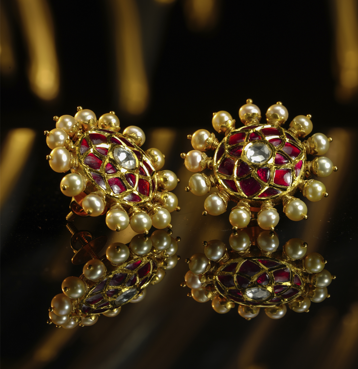 Flower & Pearl Earrings Earrings in Dallas, TX | Fullers Jewelry