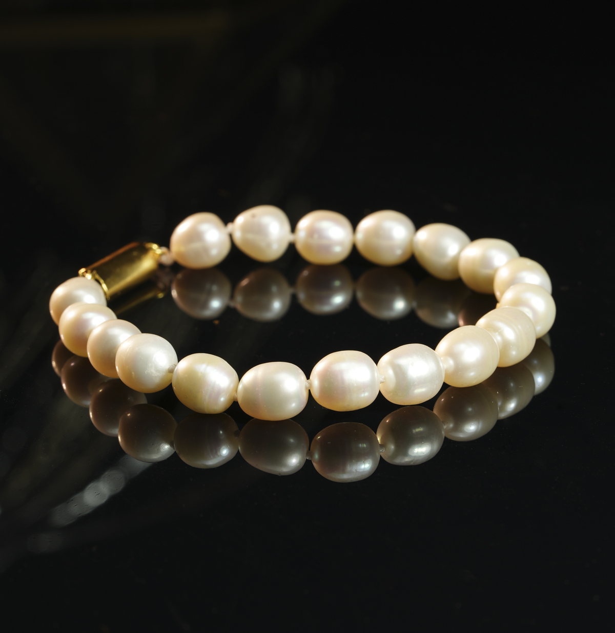 3 Elastic Freshwater Pearl Bracelets In Multicolor - 1B6KQB | JTV.com