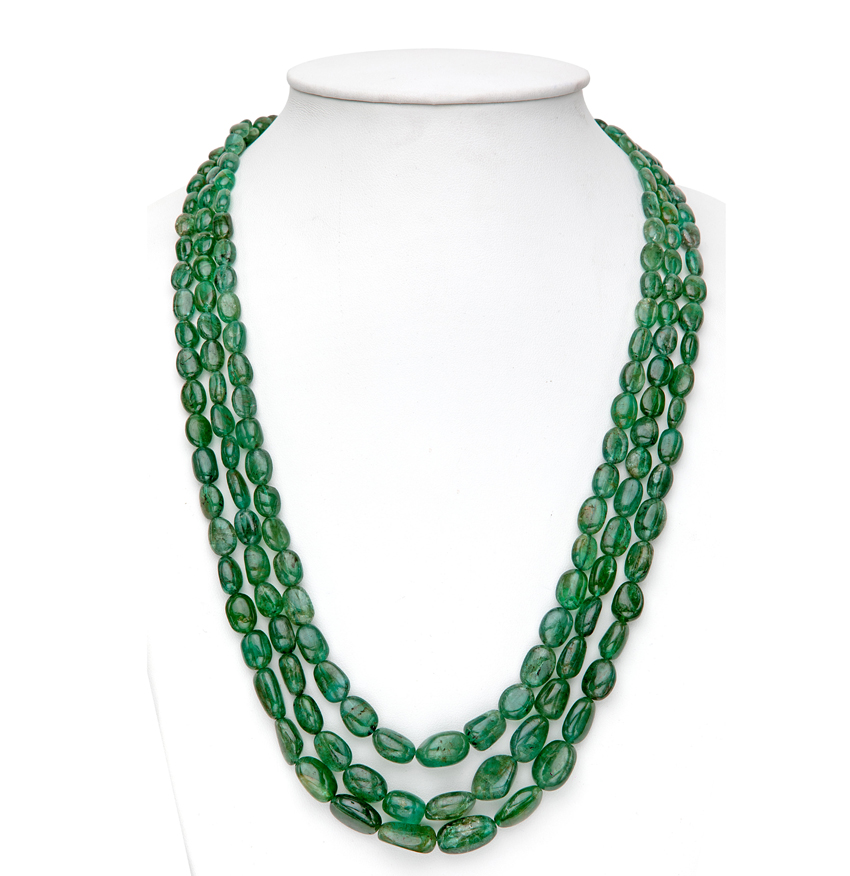 7-14mm Jade Bead Graduated Necklace with 14kt Yellow Gold | Ross-Simons