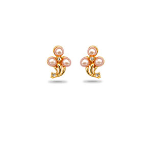 Marvellous Mermaid Tail Pearl Stud Earrings