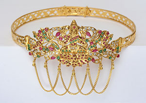 Goddess Lakshmi Gold Vanki