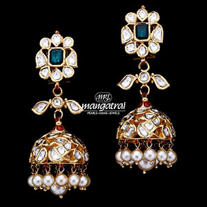 Beautiful Diamond Jhumka