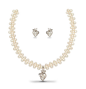 Exceptional Pearls Necklace Set