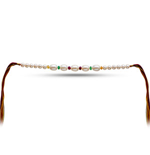 Sparkling Multi-Coloured Pearl Bracelet