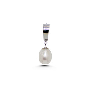 Charming White Pearl Drop Locket