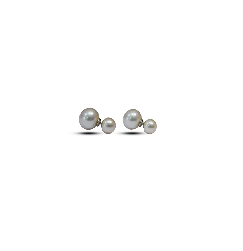 Elegant Double sided Freshwater Pearl Tops