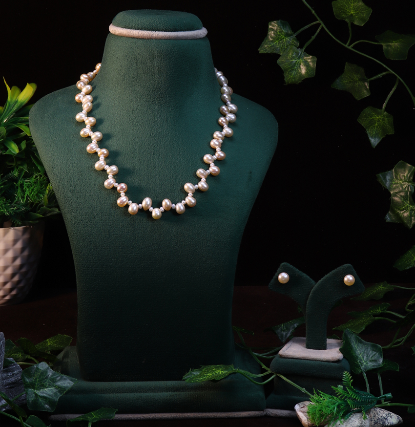 Multi Color Pearl Necklace Set Mangatrai Pearls Jewellers