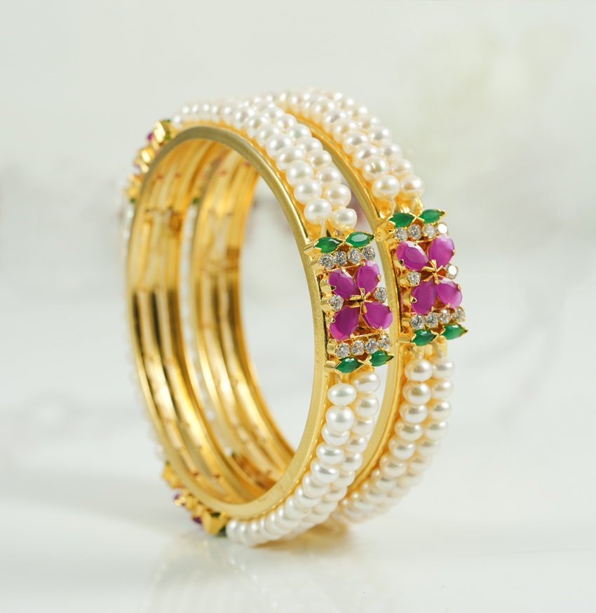 Designer Pearl Bangle