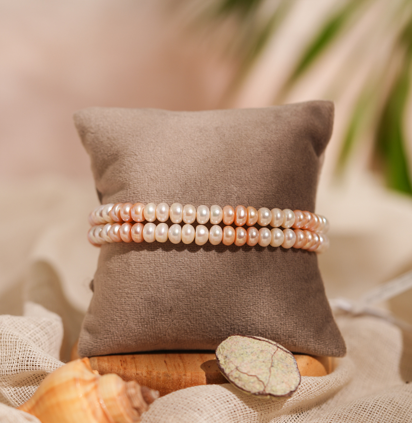 Black Pearl Bracelet, Beaded Bracelets, Pearls Jewelry – ArtesanaAmericana